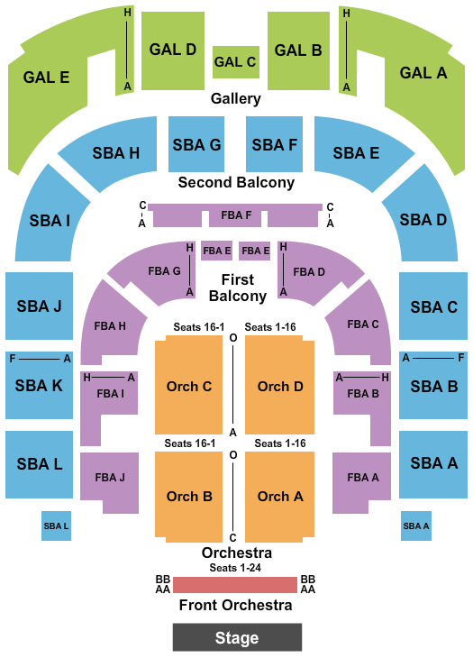 Township Auditorium WWE Seating Chart